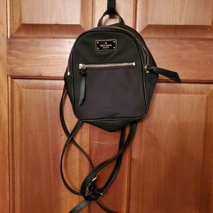 Kate Spade Black Mini Backpack